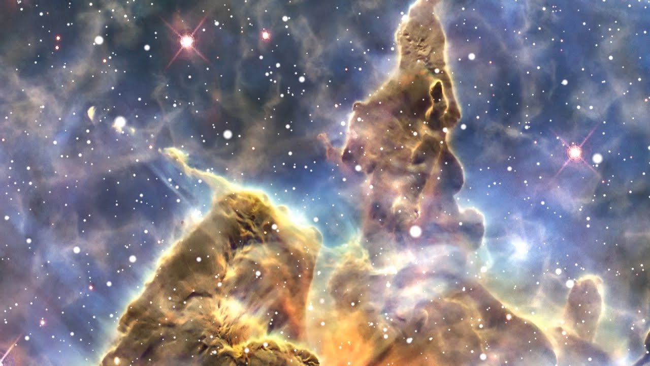 An image from space captured by the Hubble Space Telescope