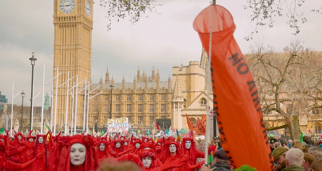 demonstration in London