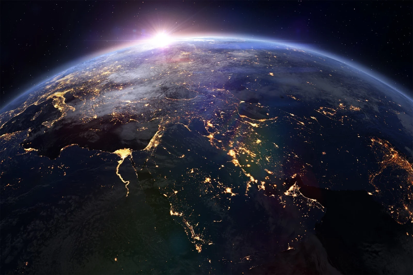 the earth from space