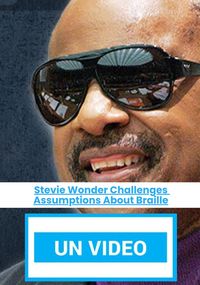 Stevie Wonder Challenges Assumptions About Braille
