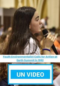 Youth Environmentalist Calls for Action at Earth Summit in 1992